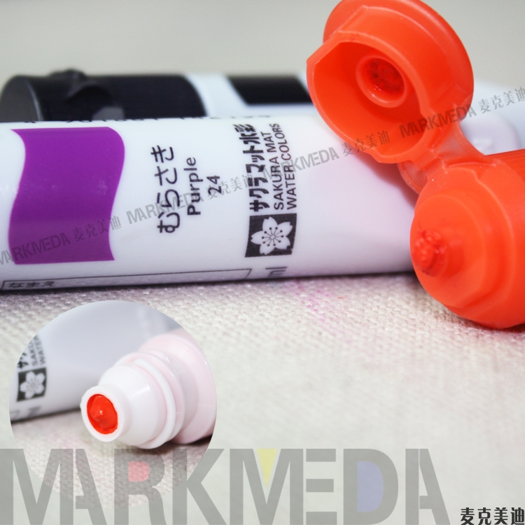 SAKURA cherry blossom translucent watercolor paint illustrator design comic hand drawing effect 12ML single branch