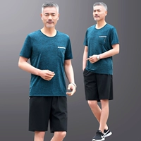 723 Темно -зеленый [короткие шорты+шорты]