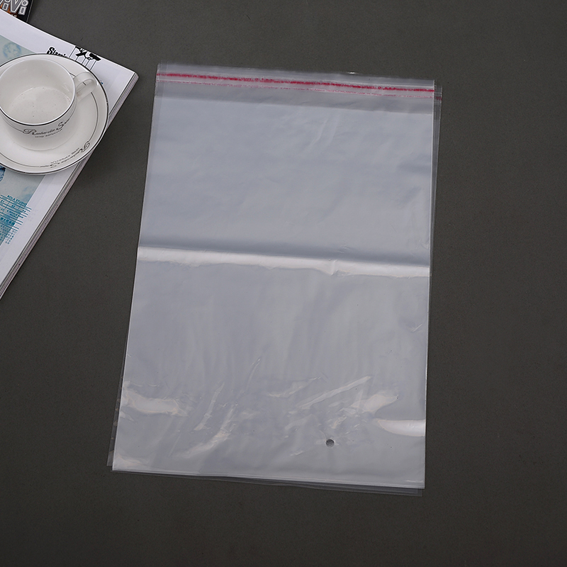 40*60 PE self-adhesive bag Garment bag Transparent bag Plastic bag packing bag 100 pcs