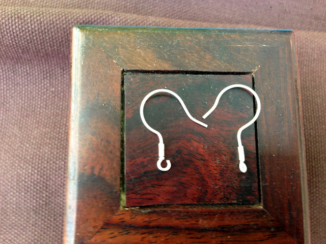 999 Pure Silver Ear Hook DIY Earrings Accessories Accessories The Most Pure Silver Foot Silver Raised Ear No Allergy