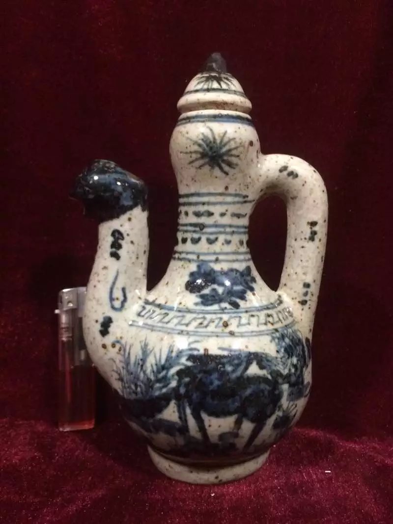 Ceramic bottles collection of 4806 green chicken pot bottle