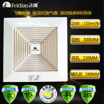 Flying carving exhaust fan ventilation fan kitchen exhaust toilet ceiling ceiling pipe exhaust fan strong mute