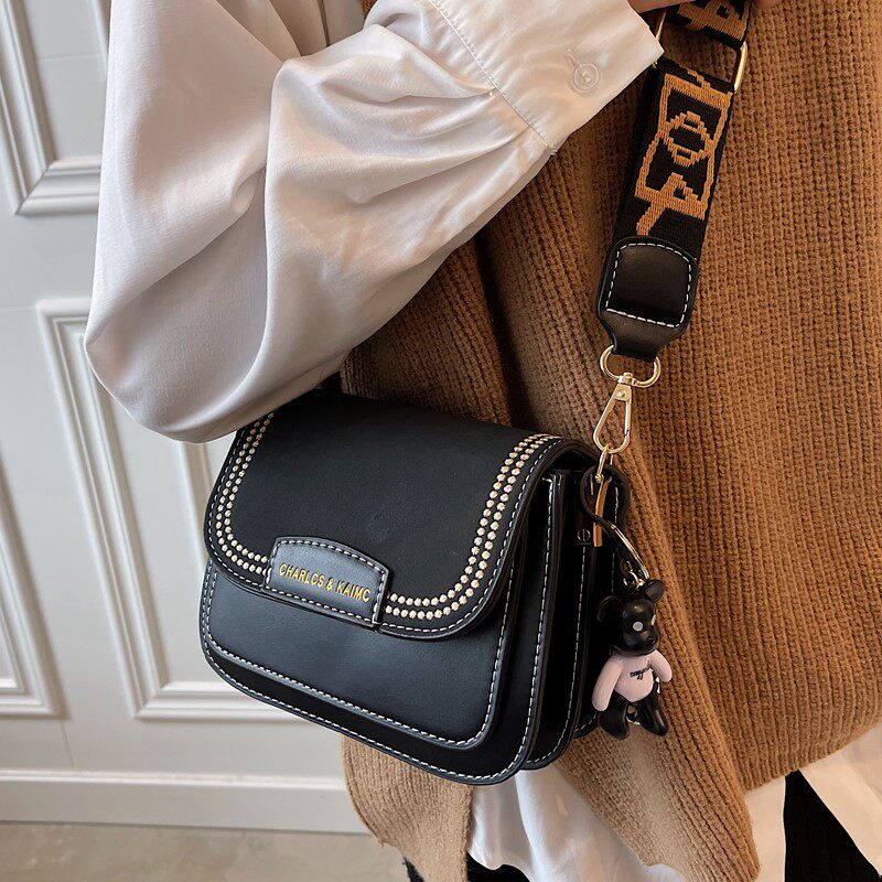 Han Dynasty Retro Scrub Bag Women 2022 New Casual All-Match Messenger Bag Double Broadband Single Shoulder Mobile Phone Bag Trend