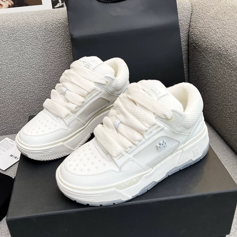 Women's bread shoes 2026 spring and summer MA-1 thick-soled heightening sports sneakers stars the same style couple versatile casual shoes trend