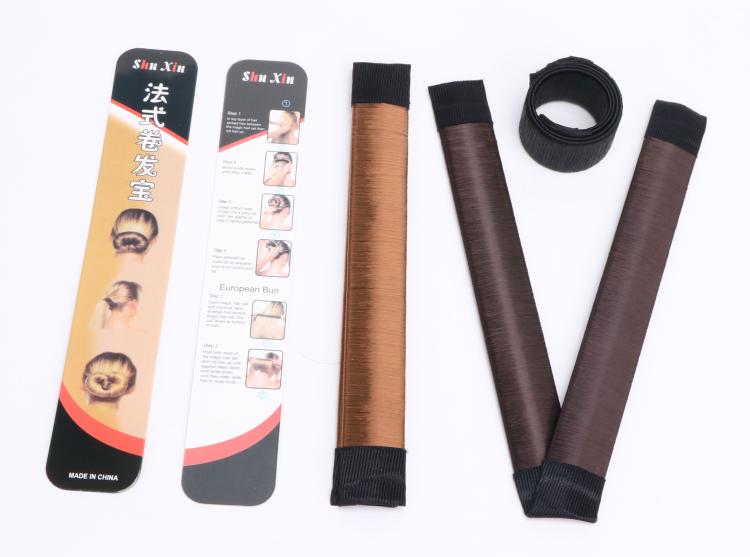 Đầu bóng tóc giả tóc giả trẻ em trưởng thành Đầu thay đổi công cụ tóc xoăn Pháp hoa accessories phụ kiện tóc kẹp càng cua 5 răng