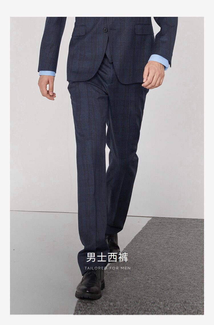 1290 cashmere Jagol men's western pants high yarn and autumn new Western pants 227101FJY-Taobao
