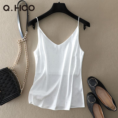 Special # Classic Style! Fashionable commuter heavy industry hot diamond slimming, cross-cut versatile halter top for women, 25 summer