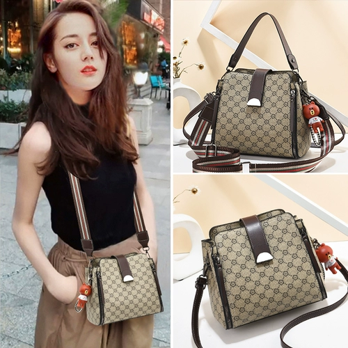 Вместительная и большая сумка через плечо, модная сумка на одно плечо, из натуральной кожи