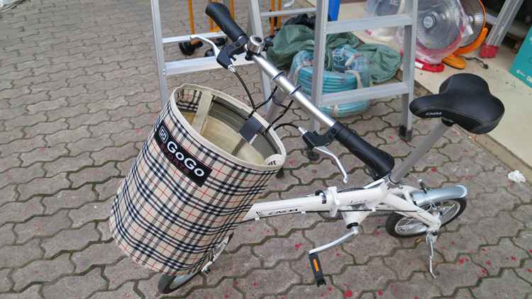 Panier pour vélo GOGO en toile - Ref 2268320 Image 9