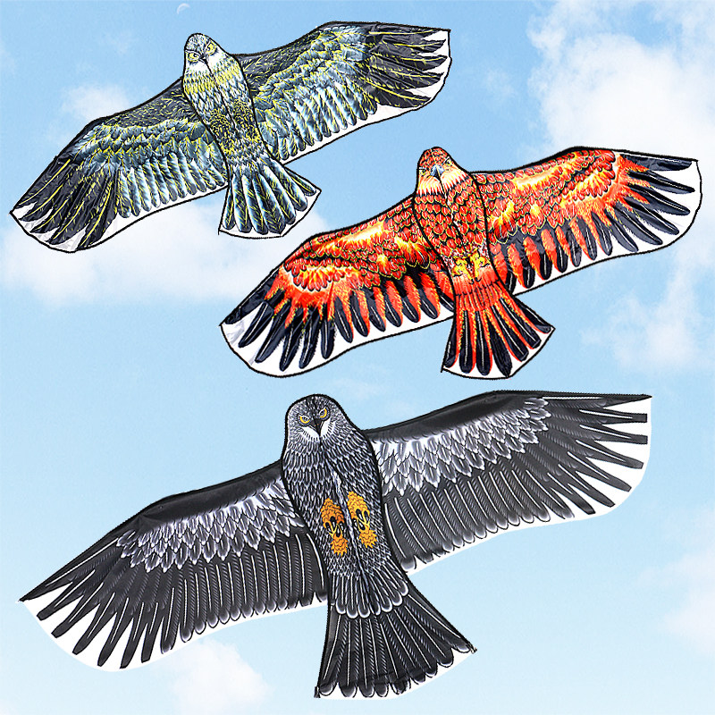 Hengjiang kite Weifang kite Eagle kite Children's cartoon eagle kite Eagle kite reel Yifei