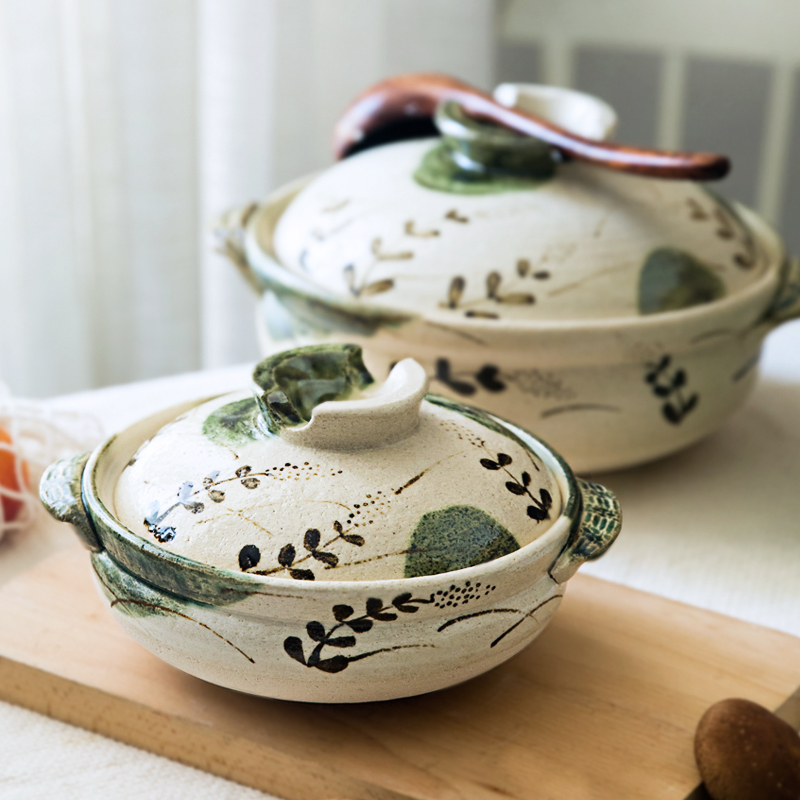 【Authentic】First Experience with Wan Gu Yao Japanese Banko Ware Clay Pot for Steaming Rice, Clay Pot Rice, Clay Pot Soup, Household Use