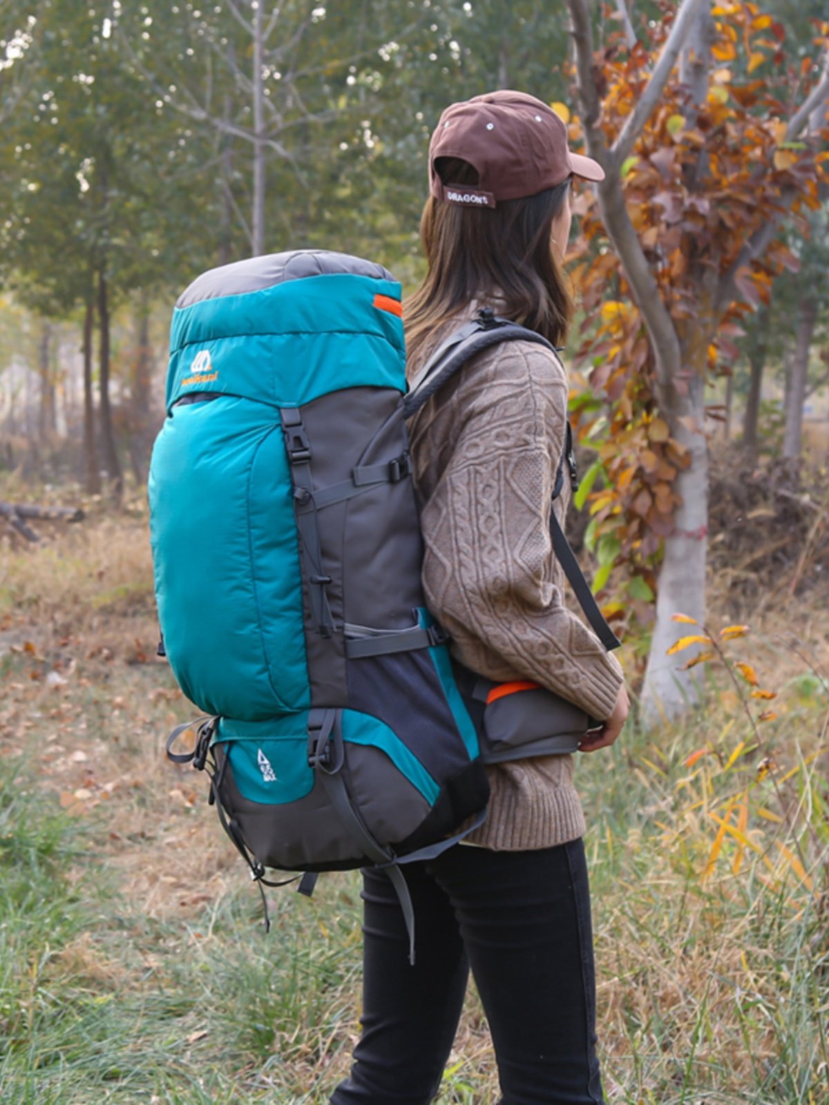 Outdoor Multifunctional Mountaineering Bag 60+5 Liters Camping Tent Hiking Water-Repellent Travel Backpack Large Capacity