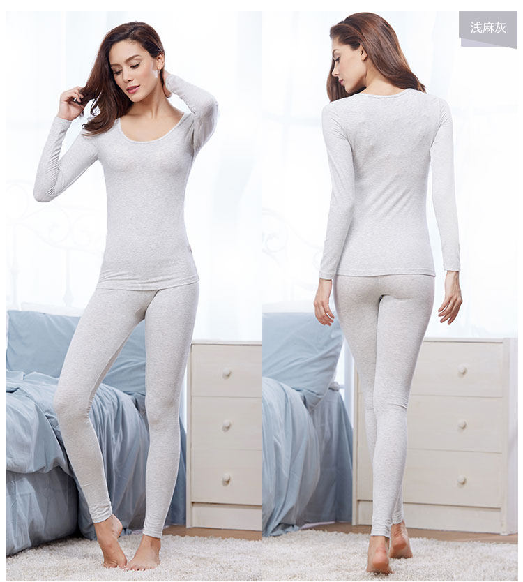 Sous-vêtement chaud jeunesse HACAI simple en coton - Ref 750444 Image 15