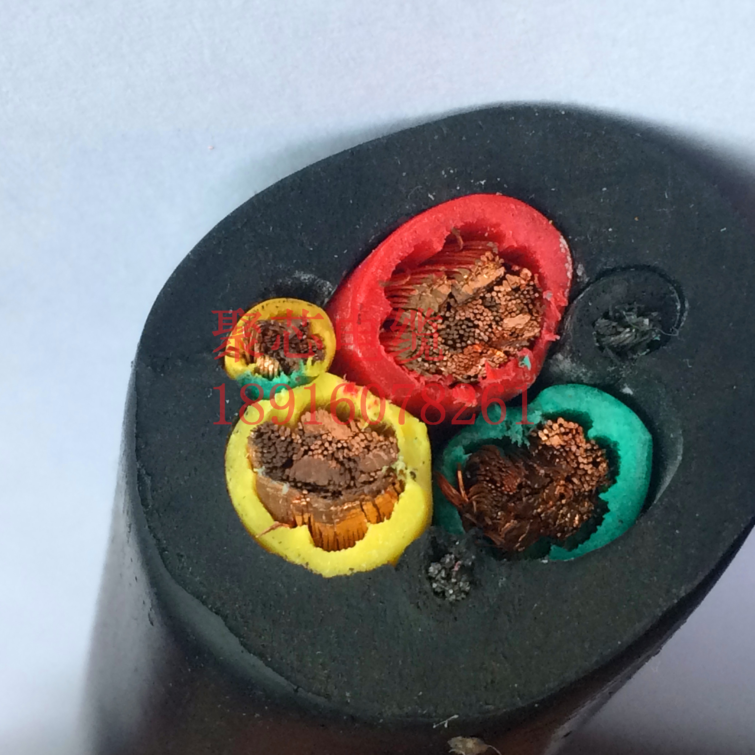 Flexible tensile gantry crane crane scraper drum special cable 3*16 1*10 Square