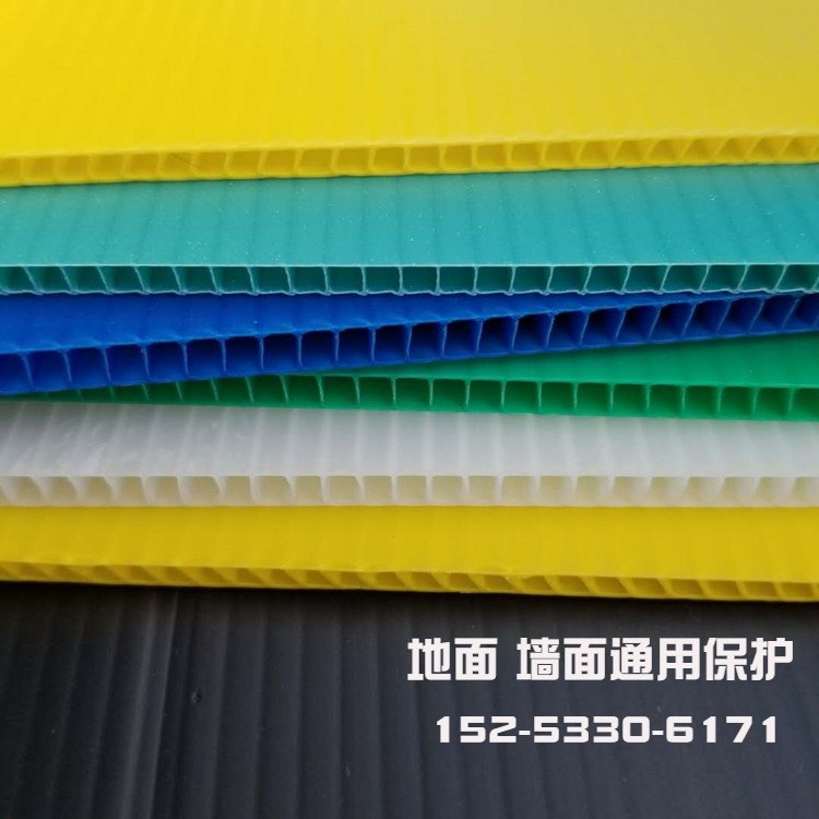 PP hollow plate indoor field plate tile construction site plastic protective film hollow plate disposable floor cushion moisture and abrasion resistant
