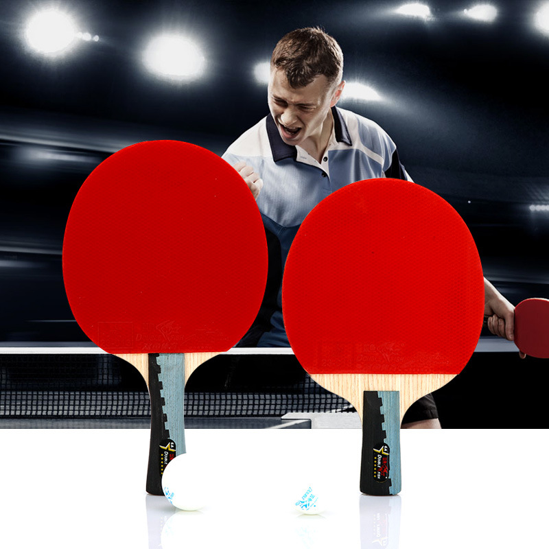 Pisces table tennis racket Children's adult entertainment training game racket in-line horizontal racket table tennis board 6A-E