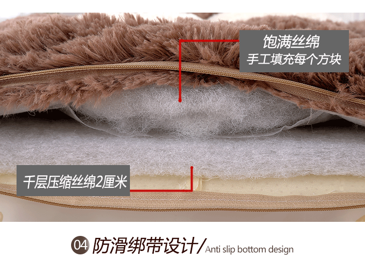 Máy tính dày sang trọng ghế đệm ghế văn phòng đệm nữ sinh viên với một dây đeo ghế ăn rửa đệm mùa đông - Ghế đệm / đệm Sofa đệm trải ghế sofa