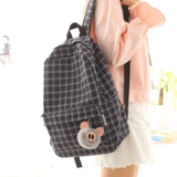 Модный демисезонный рюкзак, ранец, вместительная и большая сумка через плечо, из хлопка и льна, в корейском стиле, надевается на плечо