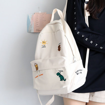 Embroidered Harajuku hipster schoolbag Middle School junior high school students backpack bag 2020 new Korean backpack womens shoulders