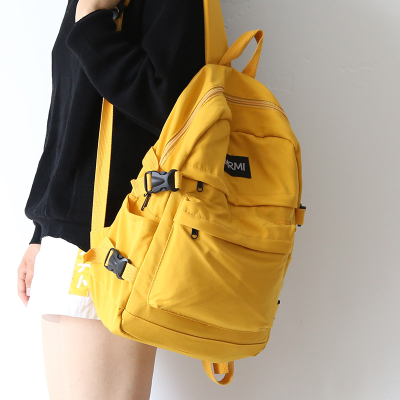 Fashion Trends Big capacity Shoulder Bag Men's Double Shoulder Bag University Casual Waterproof Schoolbags Women Han Edition High School 2019 New