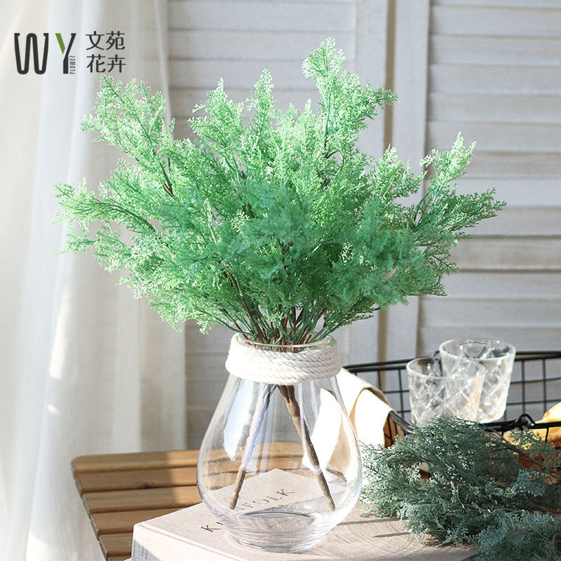 Simulation plant false plant green planting room inside and outside decorative plastic potting fake flower furnishing simulation flower and grass plant swaying pieces