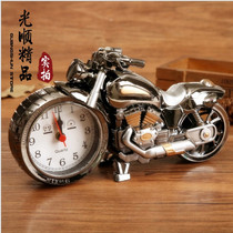 Creative alarm clock personality bedroom lazy decoration fashion bedside alarm motorcycle student classic time clock