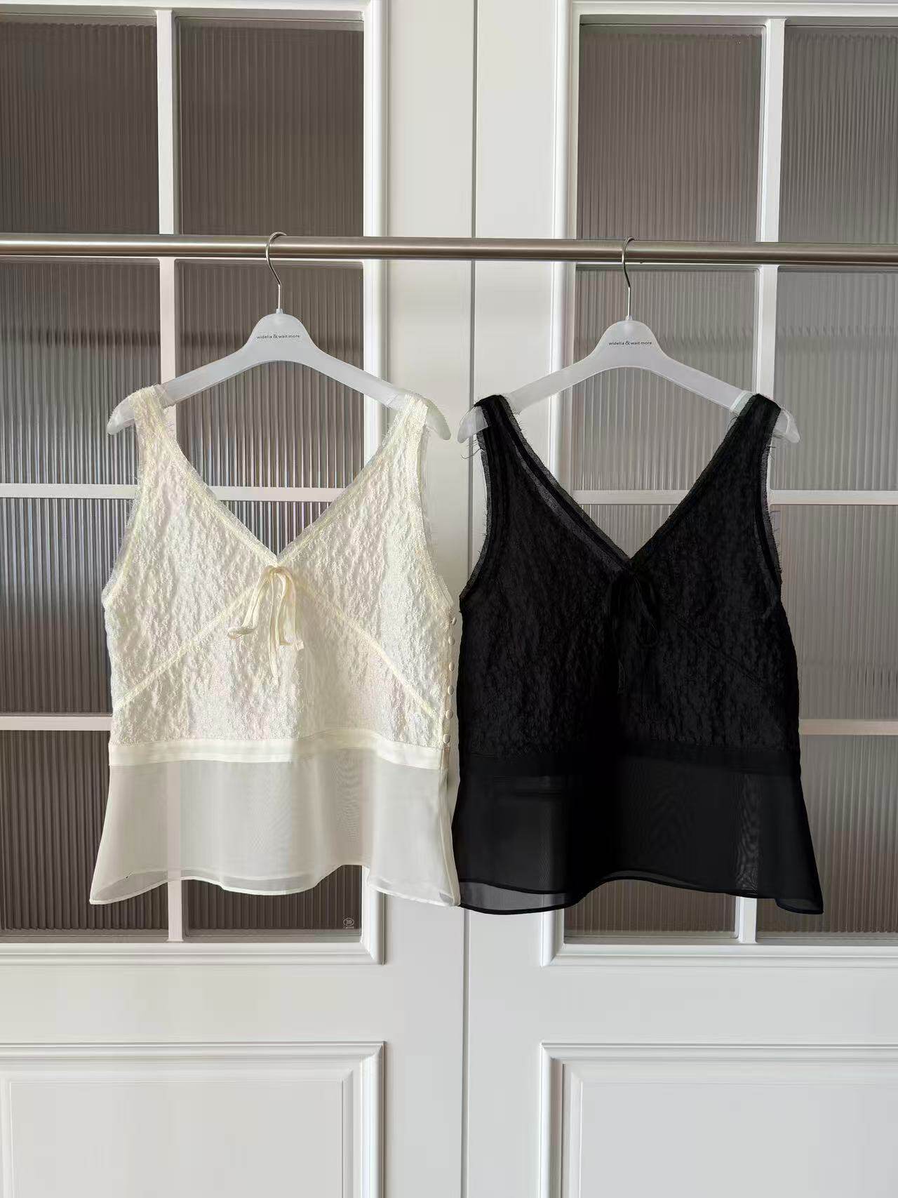 waitmore весенне-летний корейский повседневный топ на бретельках с V-образным вырезом и завязками-бантиками для женщин