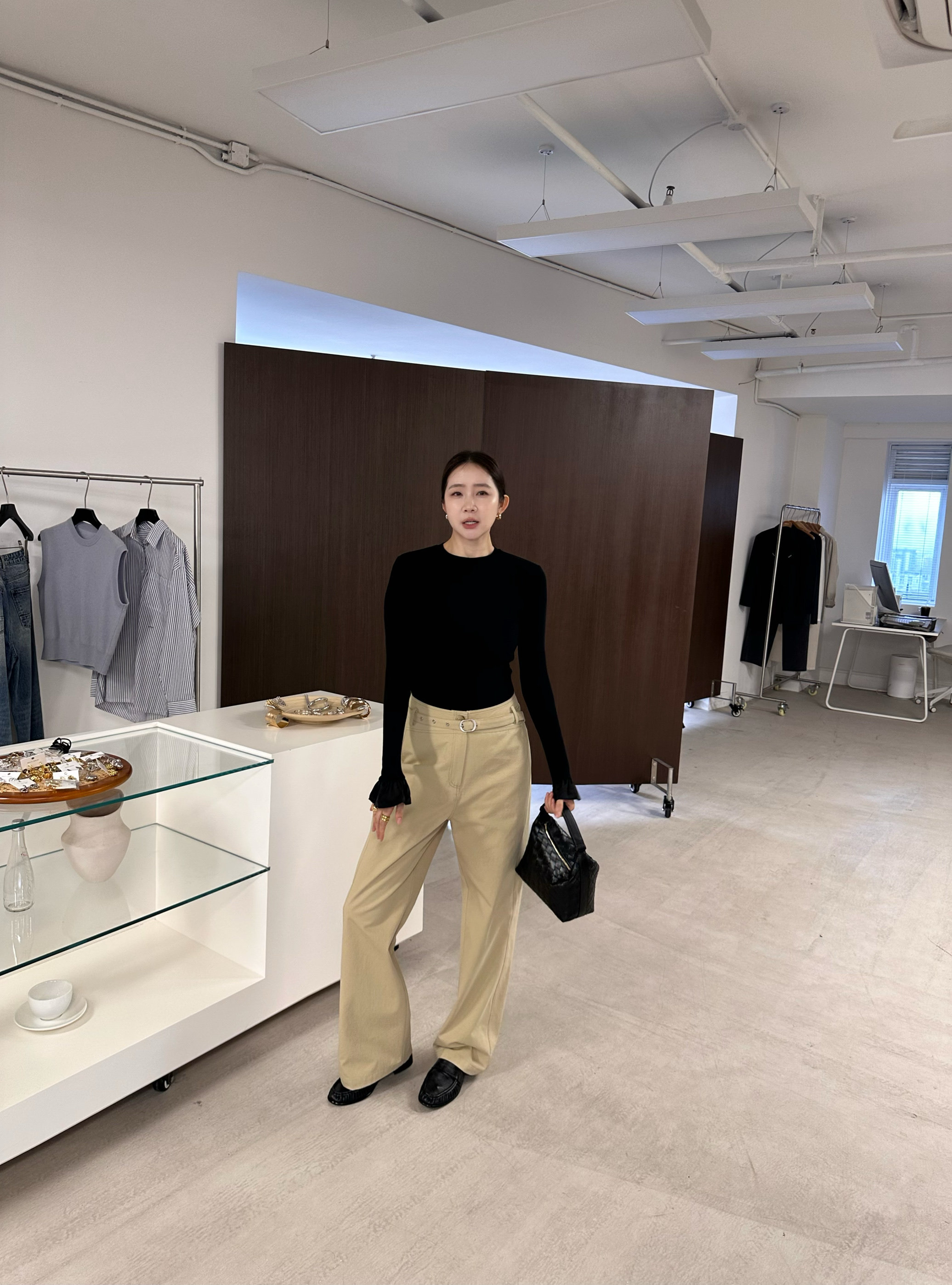 WIDELIA дизайнерская блузка с кружевными рукавами-колокол, женская футболка с длинными рукавами