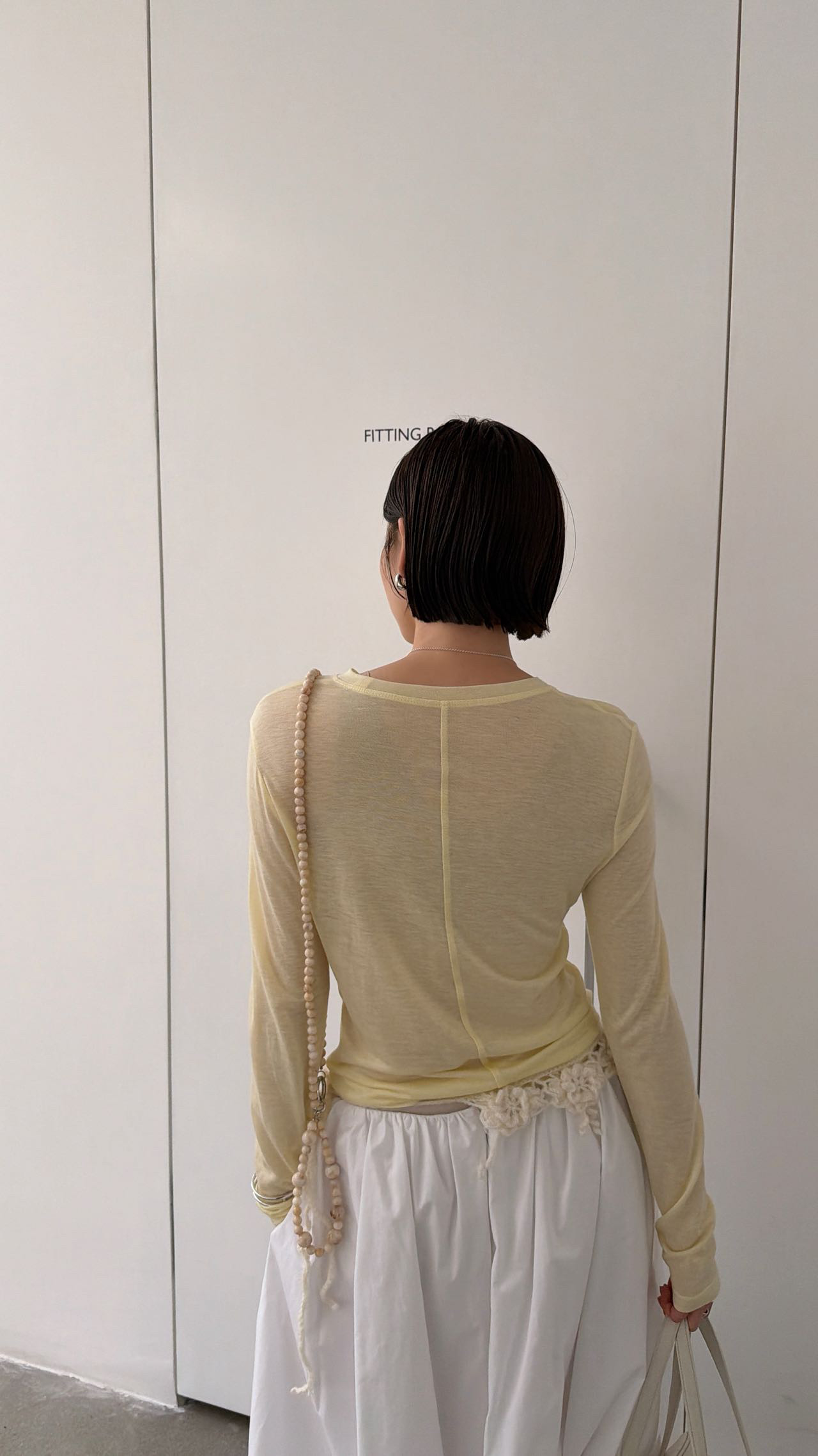 waitmore Весенняя новинка базовая футболка из тенселя и шерсти женская приталенная с круглым вырезом и длинными рукавами