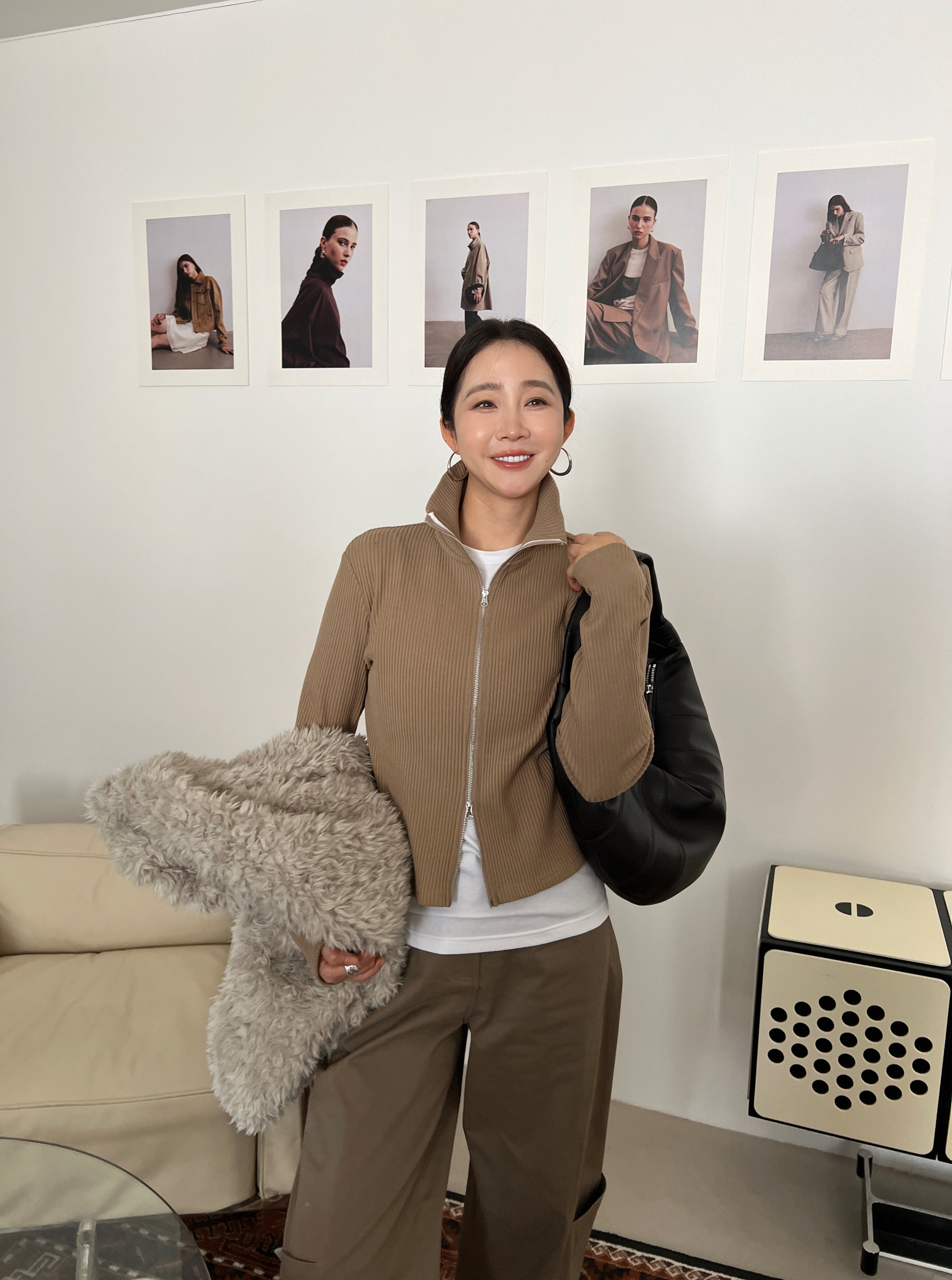 widelia куртка женская с двойной молнией повседневная приталенная короткая весна 2025