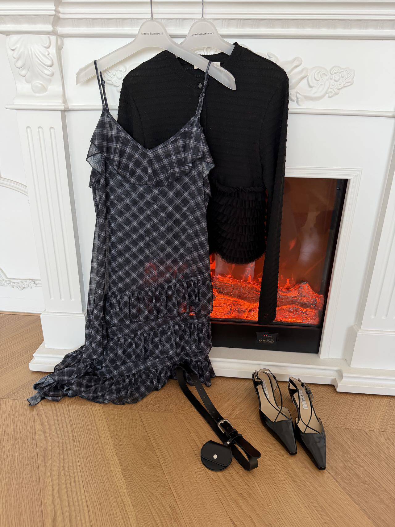 waitmore дизайнерское асимметричное многослойное клетчатое платье-сарафан с кружевом женское весна-лето корейский стиль