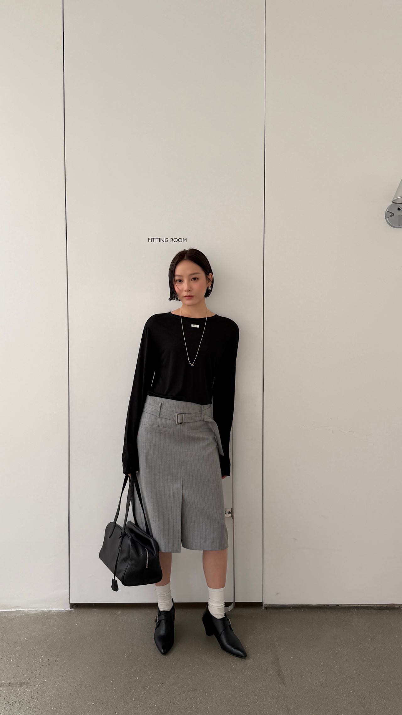 waitmore Весенняя новинка базовая футболка из тенселя и шерсти женская приталенная с круглым вырезом и длинными рукавами