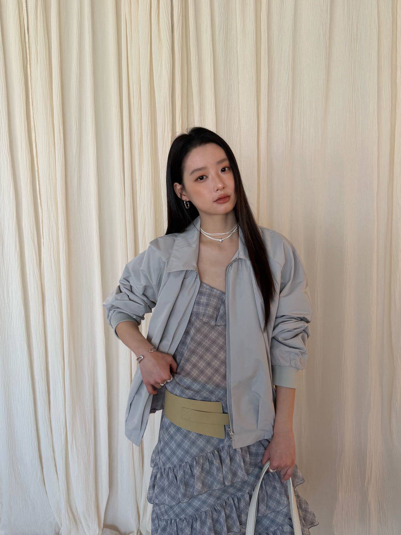 waitmore дизайнерское асимметричное многослойное клетчатое платье-сарафан с кружевом женское весна-лето корейский стиль