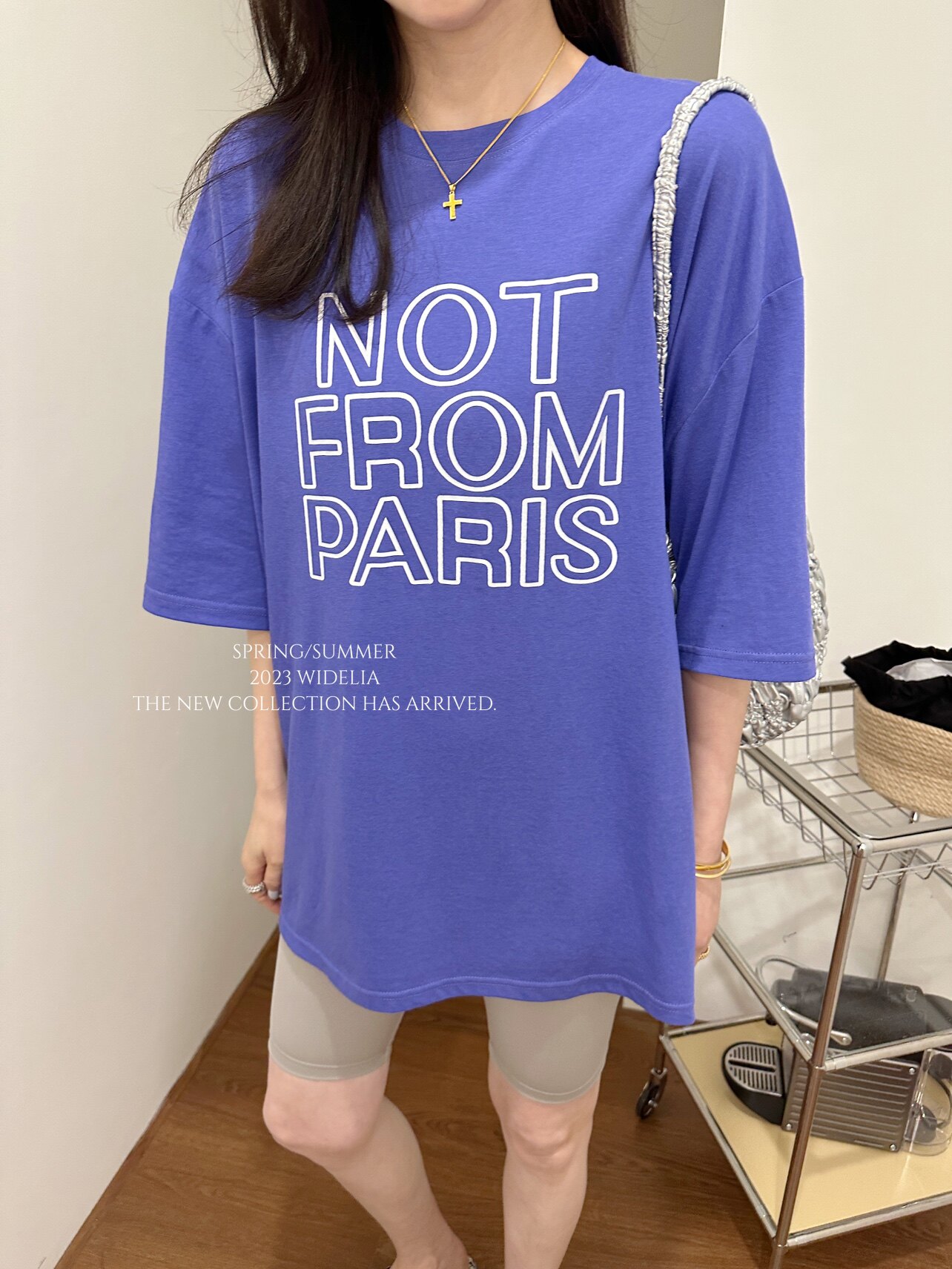 widelia женская футболка с американскими буквами свободного кроя лето 2026 повседневная универсальная удлиненная