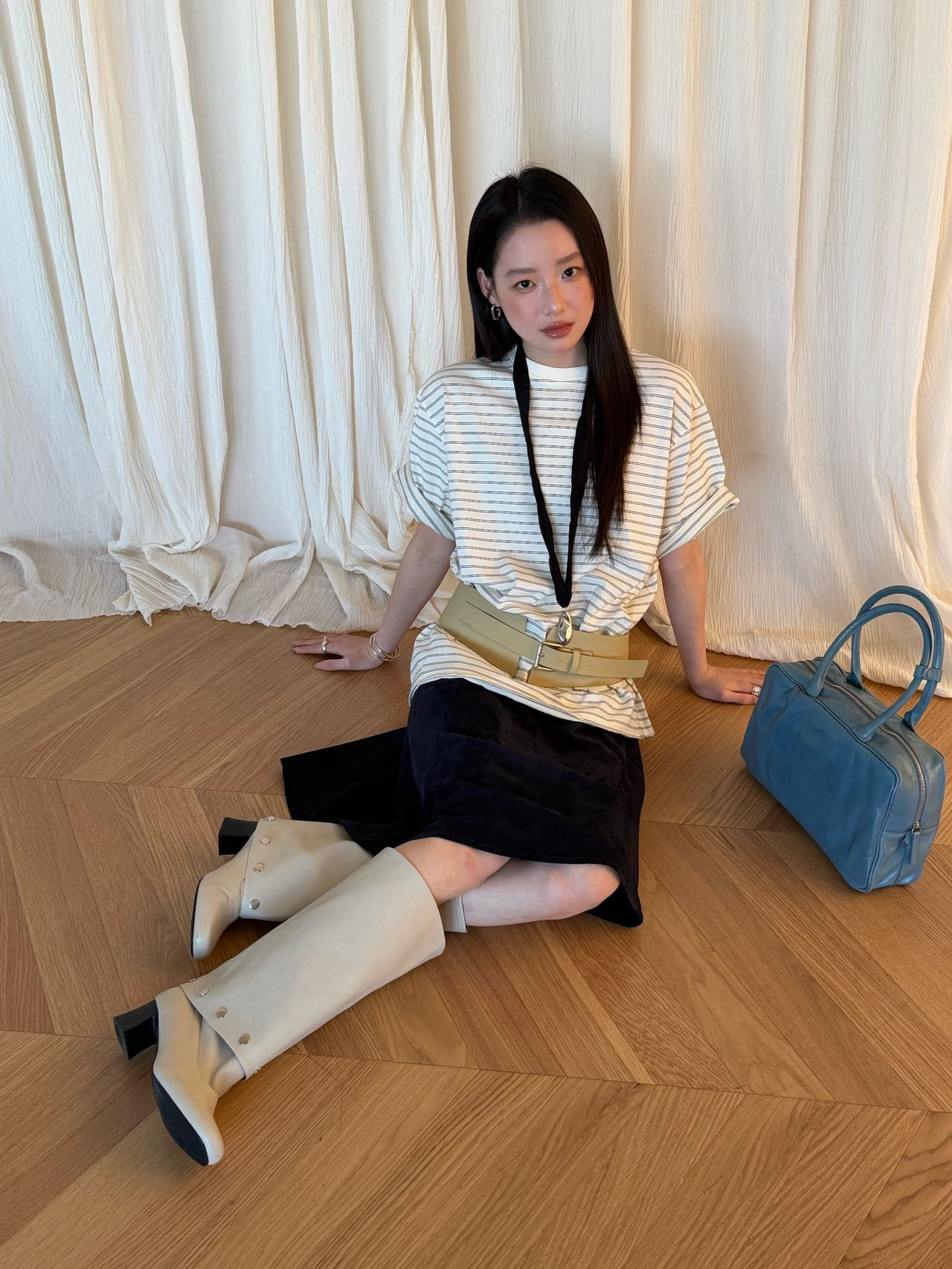 waitmore футболка женская с короткими рукавами в полоску контрастных цветов корейский стиль весна 2026