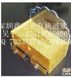 Customized hotel supplies Tissue boxes High grade acrylic boxes Golden tissue boxes