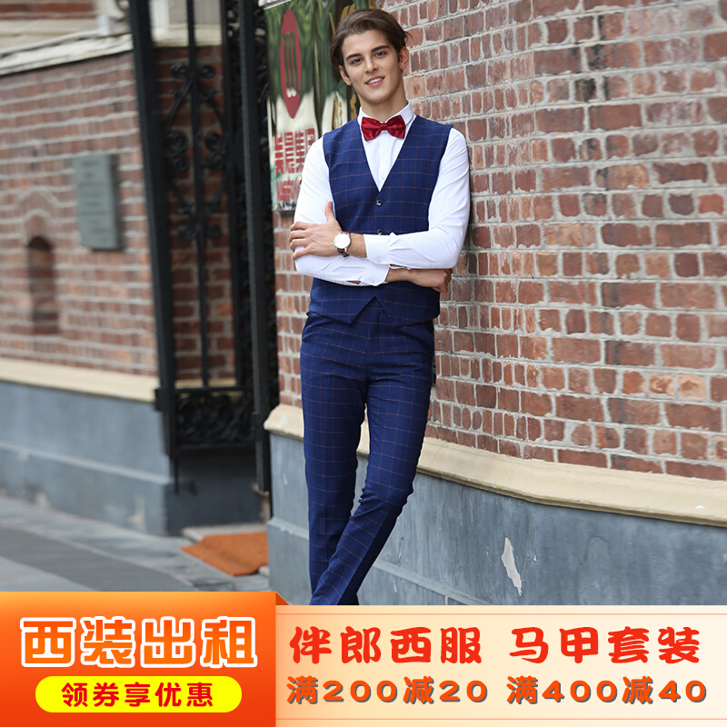Out Rental 2022 Suits Men Casual Korean Version Sashimi Blouse Youth Handsome Suit Wedding Thin