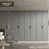  Ouyazun modern minimalist wardrobe custom design one-door to the top overall bedroom wardrobe custom-made whole house furniture