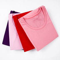 Autumn clothing underwear cotton lycra cotton sweater base base top top womens single round neck middle-aged long sleeve thin