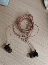 Fever custom in-ear dual unit DIY ring iron HIFI earbuds Headphones-Xuehai-QT01 ring iron earbuds