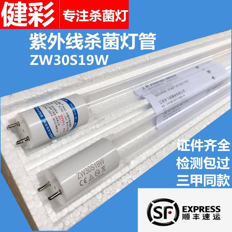 飞扬健彩消毒车FY-30DC型医用紫外线杀菌消毒灯管无臭氧ZW30S19W