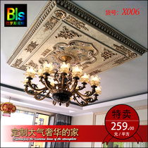 European light pool living room ceiling shape ceiling lamp plate decoration material non-gypsum line ceiling line x006