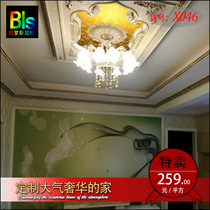 European light pool living room ceiling shape ceiling lamp plate decoration material non-gypsum line ceiling line x046