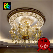 European light pool living room ceiling shape ceiling lamp plate decoration material non-gypsum line ceiling line x045