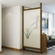 Mới Trung Quốc màn hình gỗ rắn phân vùng trang trí hiên phòng khách hiện đại tối giản hai mặt bán trong suốt sợi màn hình ghế tùy chỉnh - Màn hình / Cửa sổ khung cửa sổ