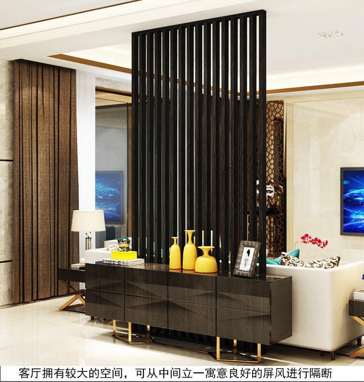 Mới Trung Quốc vách ngăn màn hình gỗ rắn Hàng rào trang trí phòng khách phòng trà khách sạn Hiện đại tối giản tùy chỉnh màn hình - Màn hình / Cửa sổ vách ngăn gỗ