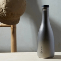 Snow Peak wine jug wine glass outdoor camping portable pure titanium single-layer wine bottle TW-540 TW-020