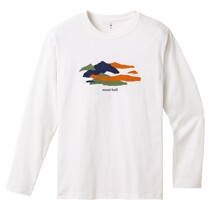 montbell male and female pure cotton long sleeve T-shirt COTTTON LONG SLEEVE 2104725 2104746