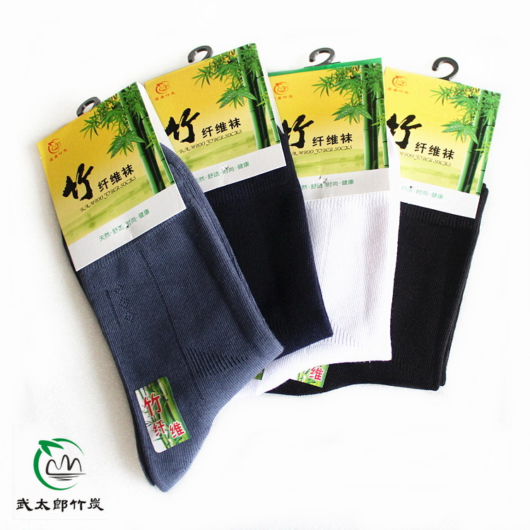 6 pairs of fashion Sally Wutarun Bamboo Fiber Socks breathable male and female models anti - odor and sweating