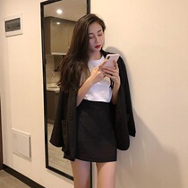 2021 summer new suit Net red casual temperament small suit skirt early autumn two-piece womens clothing